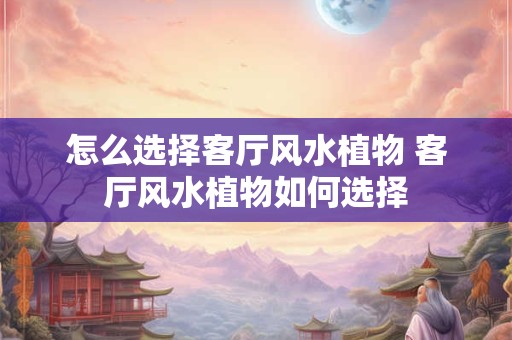 怎么选择客厅风水植物 客厅风水植物如何选择