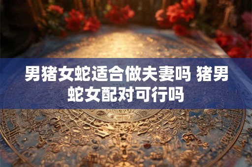 男猪女蛇适合做夫妻吗 猪男蛇女配对可行吗 男猪女蛇适合做夫妻吗 猪男蛇女配对可行吗