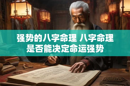 强势的八字命理 八字命理是否能决定命运强势 强势的八字命理 八字命理是否能决定命运强势