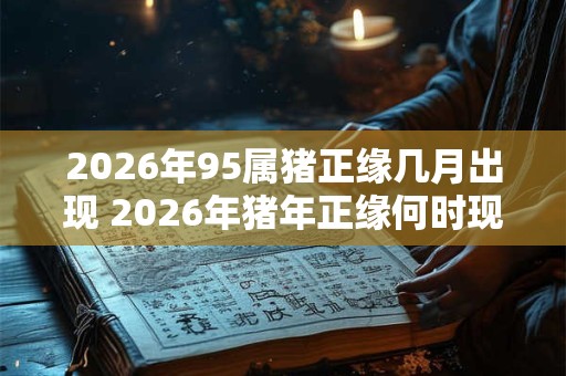 2026年95属猪正缘几月出现 2026年猪年正缘何时现 2026年95属猪正缘几月出现 2026年猪年正缘何时现