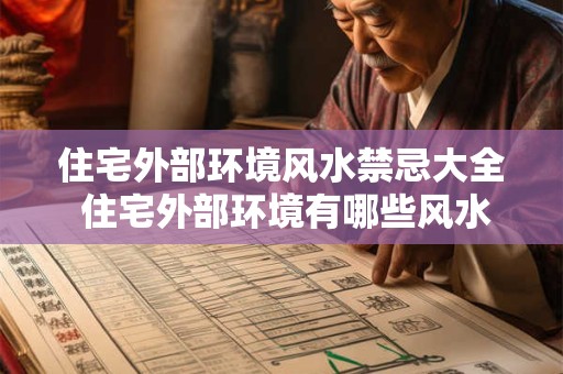 住宅外部环境风水禁忌大全 住宅外部环境有哪些风水禁忌 住宅外部环境风水禁忌大全 住宅外部环境有哪些风水禁忌