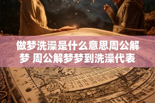 做梦洗澡是什么意思周公解梦 周公解梦梦到洗澡代表什么 做梦洗澡是什么意思周公解梦 周公解梦梦到洗澡代表什么