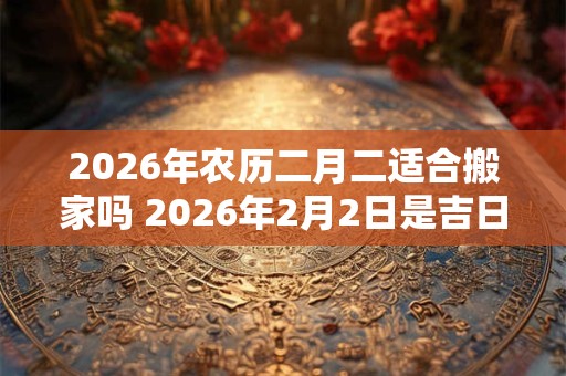 2026年农历二月二适合搬家吗 2026年2月2日是吉日搬家吗 2026年农历二月二适合搬家吗 2026年2月2日是吉日搬家吗