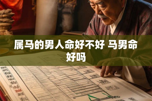 属马的男人命好不好 马男命好吗 属马的男人命好不好 马男命好吗