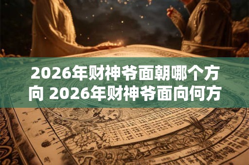 2026年财神爷面朝哪个方向 2026年财神爷面向何方 2026年财神爷面朝哪个方向 2026年财神爷面向何方