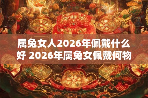 属兔女人2026年佩戴什么好 2026年属兔女佩戴何物 属兔女人2026年佩戴什么好 2026年属兔女佩戴何物