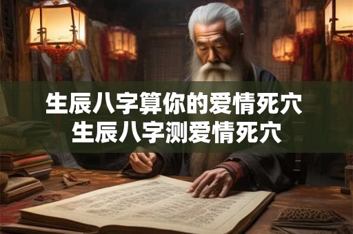 生辰八字算你的爱情死穴 生辰八字测爱情死穴