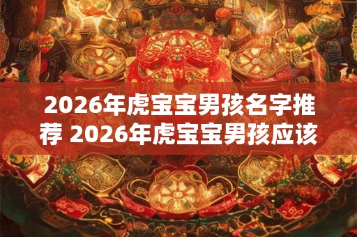 2026年虎宝宝男孩名字推荐 2026年虎宝宝男孩应该取什么名字