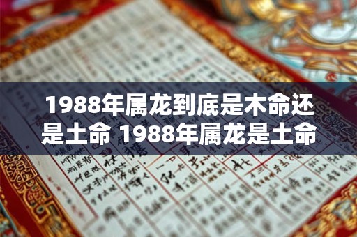1988年属龙到底是木命还是土命 1988年属龙是土命还是木命