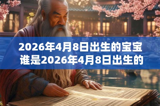 2026年4月8日出生的宝宝 谁是2026年4月8日出生的婴儿