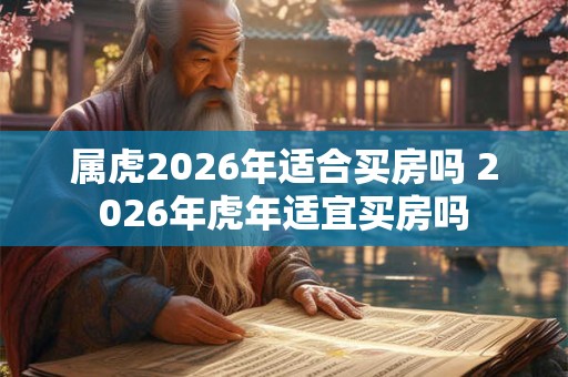 属虎2026年适合买房吗 2026年虎年适宜买房吗 属虎2026年适合买房吗 2026年虎年适宜买房吗