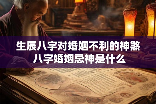 生辰八字对婚姻不利的神煞 八字婚姻忌神是什么 生辰八字对婚姻不利的神煞 八字婚姻忌神是什么