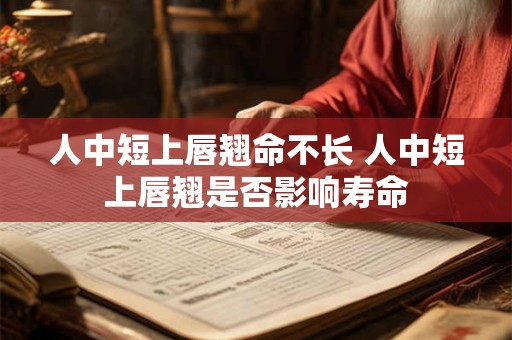 人中短上唇翘命不长 人中短上唇翘是否影响寿命