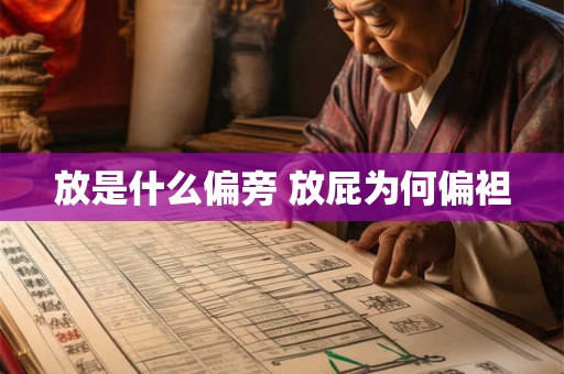 放是什么偏旁 放屁为何偏袒 放是什么偏旁 放屁为何偏袒
