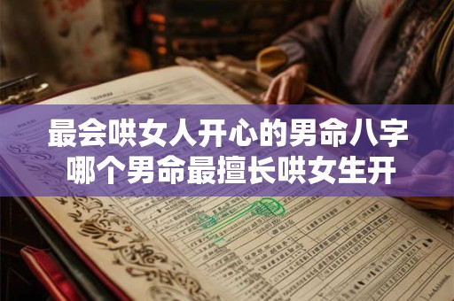 最会哄女人开心的男命八字 哪个男命最擅长哄女生开心 最会哄女人开心的男命八字 哪个男命最擅长哄女生开心