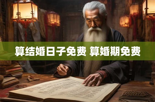 算结婚日子免费 算婚期免费