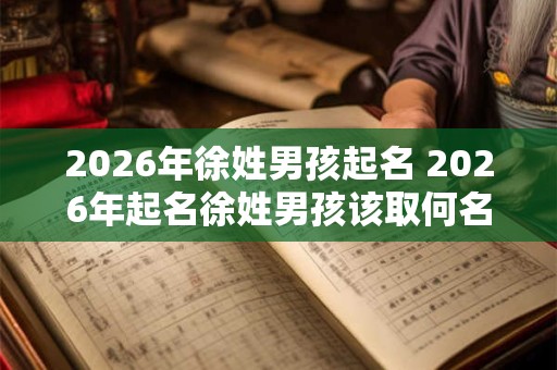 2026年徐姓男孩起名 2026年起名徐姓男孩该取何名