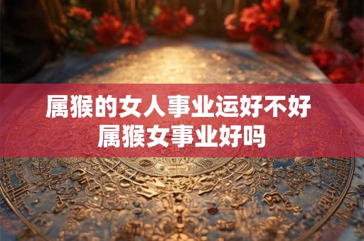 属猴的女人事业运好不好 属猴女事业好吗 属猴的女人事业运好不好 属猴女事业好吗