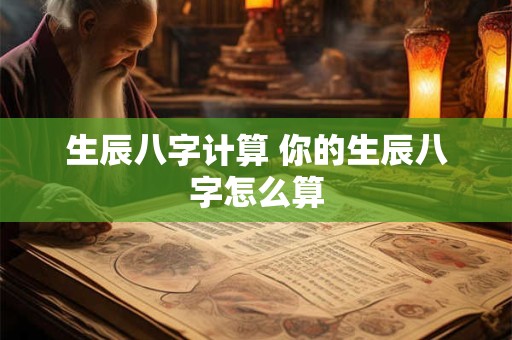 生辰八字计算 你的生辰八字怎么算