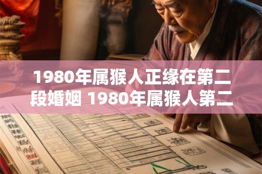 1980年属猴人正缘在第二段婚姻 1980年属猴人第二段婚姻缘如何 1980年属猴人正缘在第二段婚姻 1980年属猴人第二段婚姻缘如何