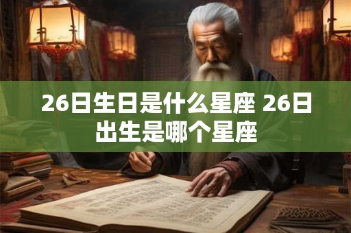 26日生日是什么星座 26日出生是哪个星座 26日生日是什么星座 26日出生是哪个星座