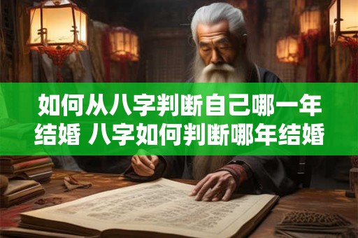 如何从八字判断自己哪一年结婚 八字如何判断哪年结婚 如何从八字判断自己哪一年结婚 八字如何判断哪年结婚