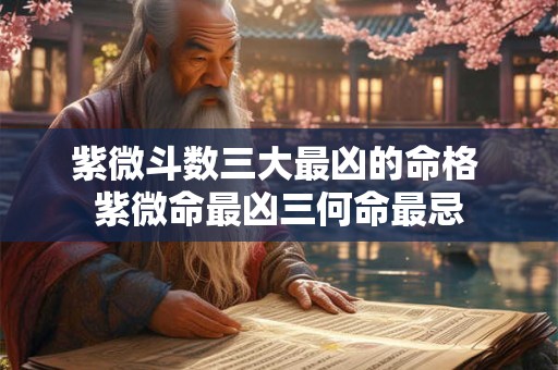 紫微斗数三大最凶的命格 紫微命最凶三何命最忌 紫微斗数三大最凶的命格 紫微命最凶三何命最忌