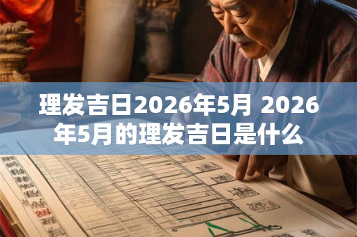 理发吉日2026年5月 2026年5月的理发吉日是什么 理发吉日2026年5月 2026年5月的理发吉日是什么