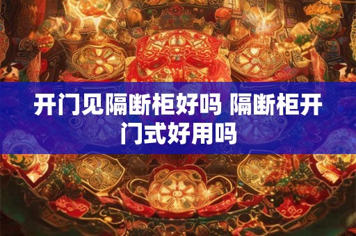 开门见隔断柜好吗 隔断柜开门式好用吗