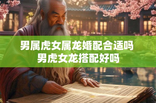 男属虎女属龙婚配合适吗 男虎女龙搭配好吗