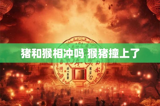 猪和猴相冲吗 猴猪撞上了