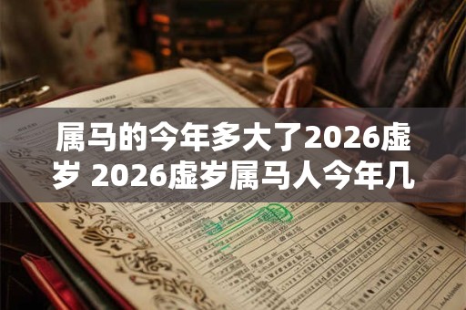 属马的今年多大了2026虚岁 2026虚岁属马人今年几岁