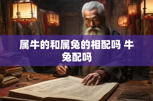属牛的和属兔的相配吗 牛兔配吗 属牛的和属兔的相配吗 牛兔配吗