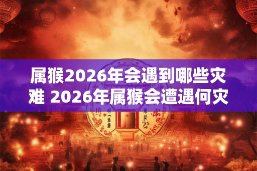 属猴2026年会遇到哪些灾难 2026年属猴会遭遇何灾难