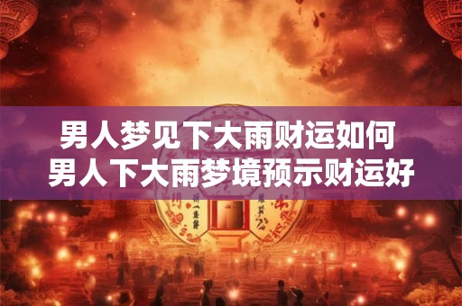 男人梦见下大雨财运如何 男人下大雨梦境预示财运好吗 男人梦见下大雨财运如何 男人下大雨梦境预示财运好吗