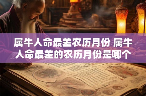 属牛人命最差农历月份 属牛人命最差的农历月份是哪个 属牛人命最差农历月份 属牛人命最差的农历月份是哪个