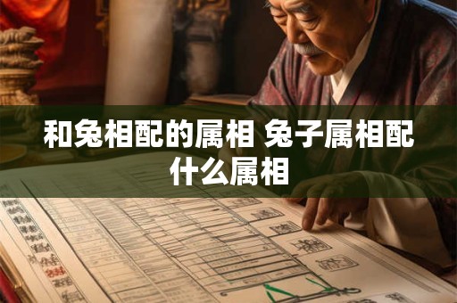 和兔相配的属相 兔子属相配什么属相