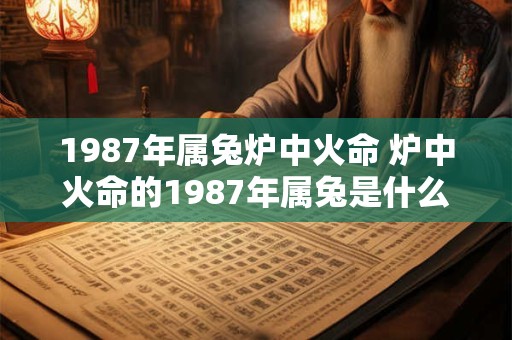 1987年属兔炉中火命 炉中火命的1987年属兔是什么命 1987年属兔炉中火命 炉中火命的1987年属兔是什么命