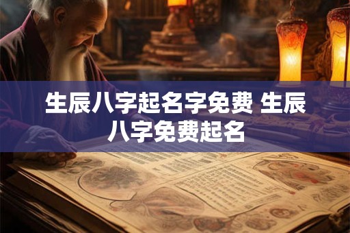 生辰八字起名字免费 生辰八字免费起名 生辰八字起名字免费 生辰八字免费起名