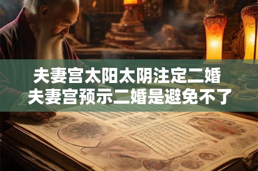 夫妻宫太阳太阴注定二婚 夫妻宫预示二婚是避免不了的吗 夫妻宫太阳太阴注定二婚 夫妻宫预示二婚是避免不了的吗