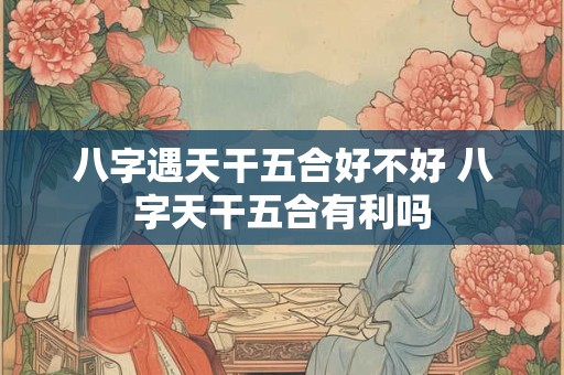 八字遇天干五合好不好 八字天干五合有利吗