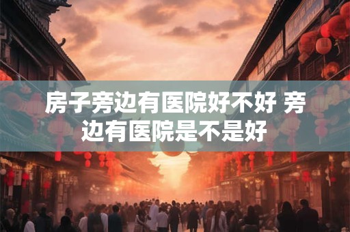 房子旁边有医院好不好 旁边有医院是不是好 房子旁边有医院好不好 旁边有医院是不是好