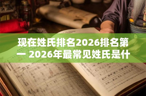 现在姓氏排名2026排名第一 2026年最常见姓氏是什么 现在姓氏排名2026排名第一 2026年最常见姓氏是什么