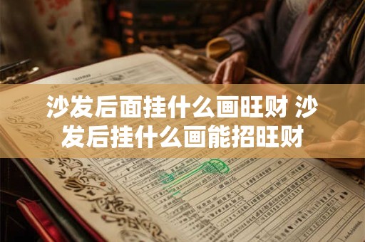 沙发后面挂什么画旺财 沙发后挂什么画能招旺财