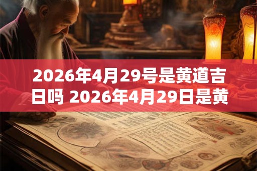 2026年4月29号是黄道吉日吗 2026年4月29日是黄道吉日吗 2026年4月29号是黄道吉日吗 2026年4月29日是黄道吉日吗