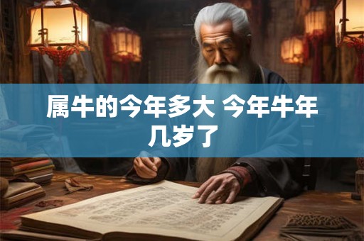 属牛的今年多大 今年牛年几岁了