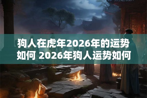 狗人在虎年2026年的运势如何 2026年狗人运势如何 狗人在虎年2026年的运势如何 2026年狗人运势如何