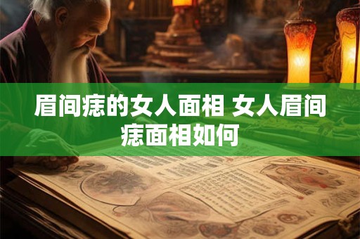 眉间痣的女人面相 女人眉间痣面相如何 眉间痣的女人面相 女人眉间痣面相如何