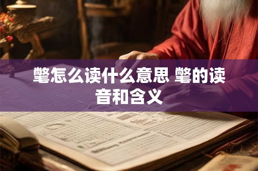氅怎么读什么意思 氅的读音和含义 氅怎么读什么意思 氅的读音和含义