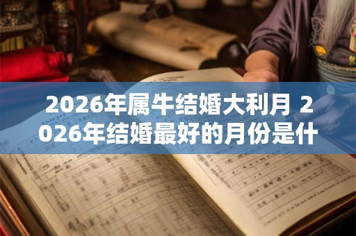 2026年属牛结婚大利月 2026年结婚最好的月份是什么 2026年属牛结婚大利月 2026年结婚最好的月份是什么